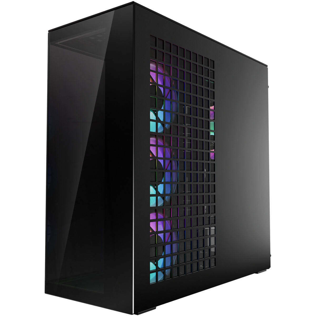 Компьютерный корпус XPG INVADER X BLACK (INVADERXMT-BKCWW) Mid-Tower Gaming ATX PC Case with Panoram