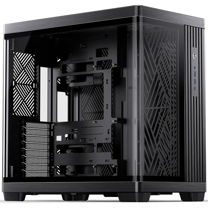 Компьютерный корпус XPG INVADER X BLACK (INVADERXMT-BKCWW) Mid-Tower Gaming ATX PC Case with Panoram
