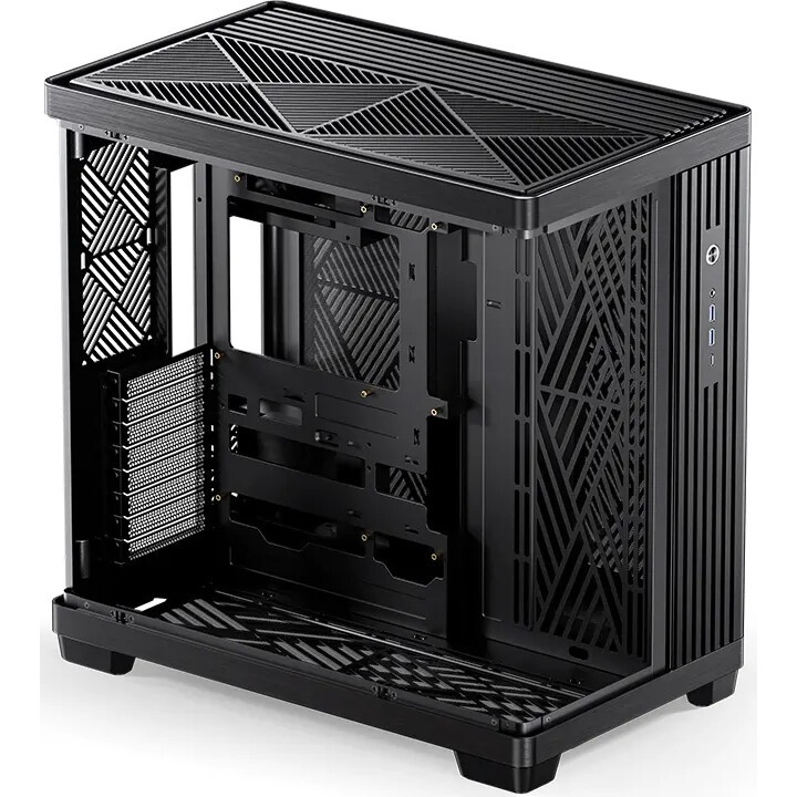 Компьютерный корпус XPG INVADER X BLACK (INVADERXMT-BKCWW) Mid-Tower Gaming ATX PC Case with Panoram
