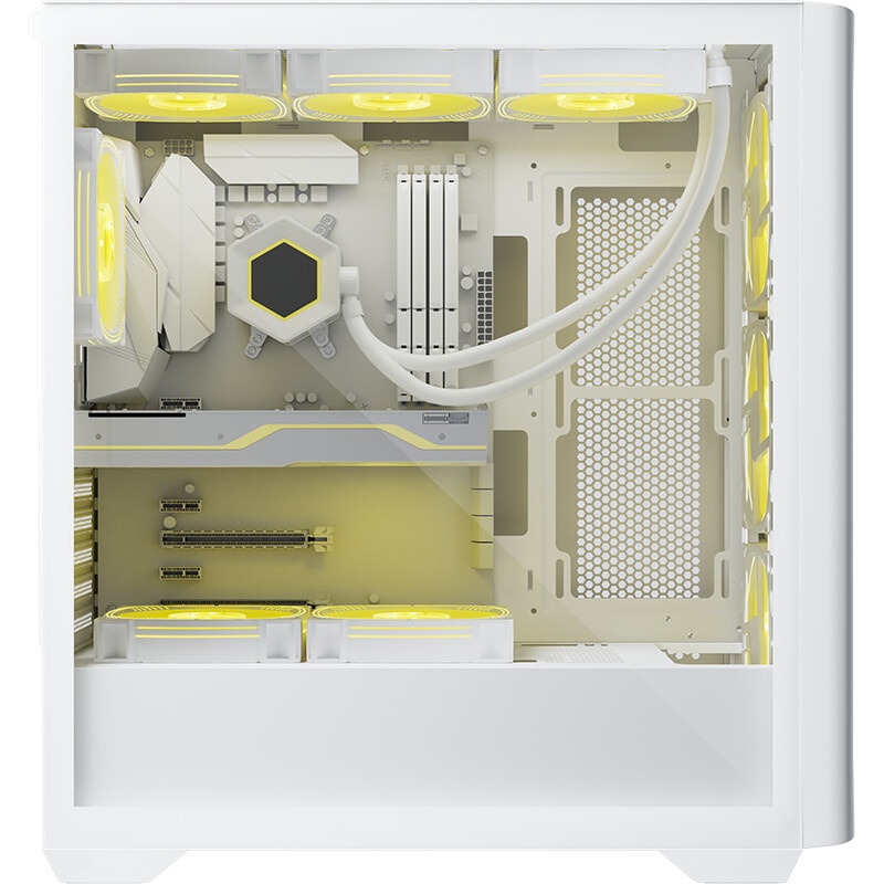 Корпус Aerocool / Formula Air Mesh G3 белый без БП mATX 4x120mm 2x140mm 2xUSB3.0 audio bott PSU