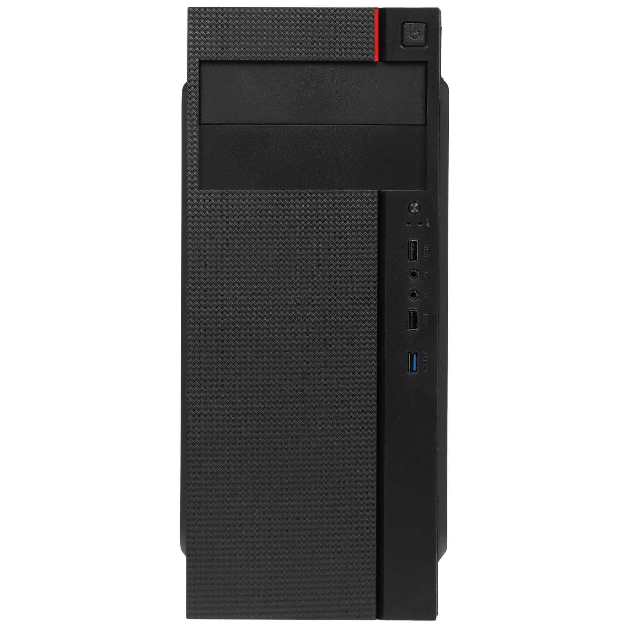 Компьютерный корпус Miditower ExeGate AA-440U-AA350 (ATX, AA350 8 см, 2*USB+1*USB3.0, аудио, черный)