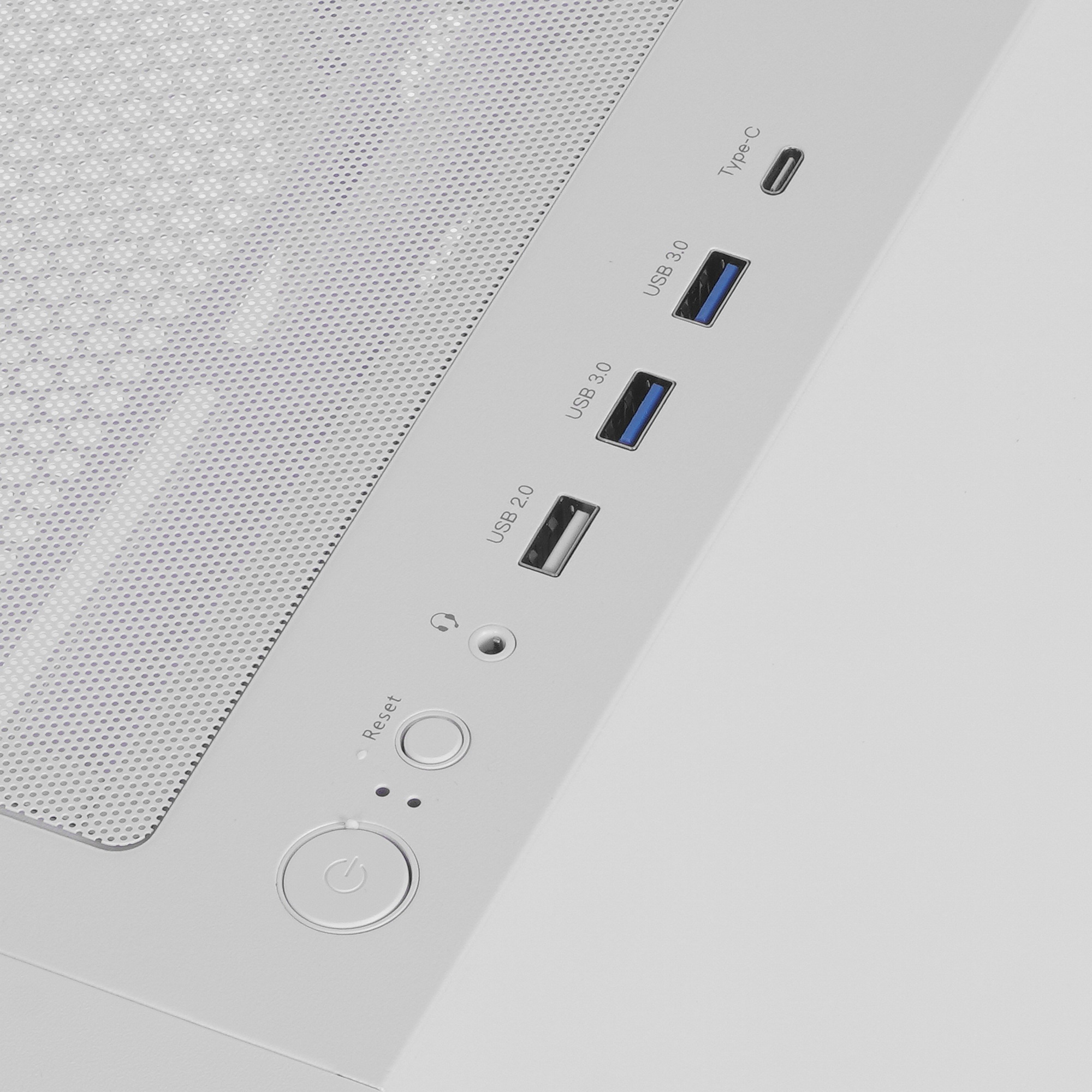 Компьютерный корпус Aerocool / Formula V Line Air Mesh G3 Plus White, MATX, Type-C*1, USB3.0*2, FRON
