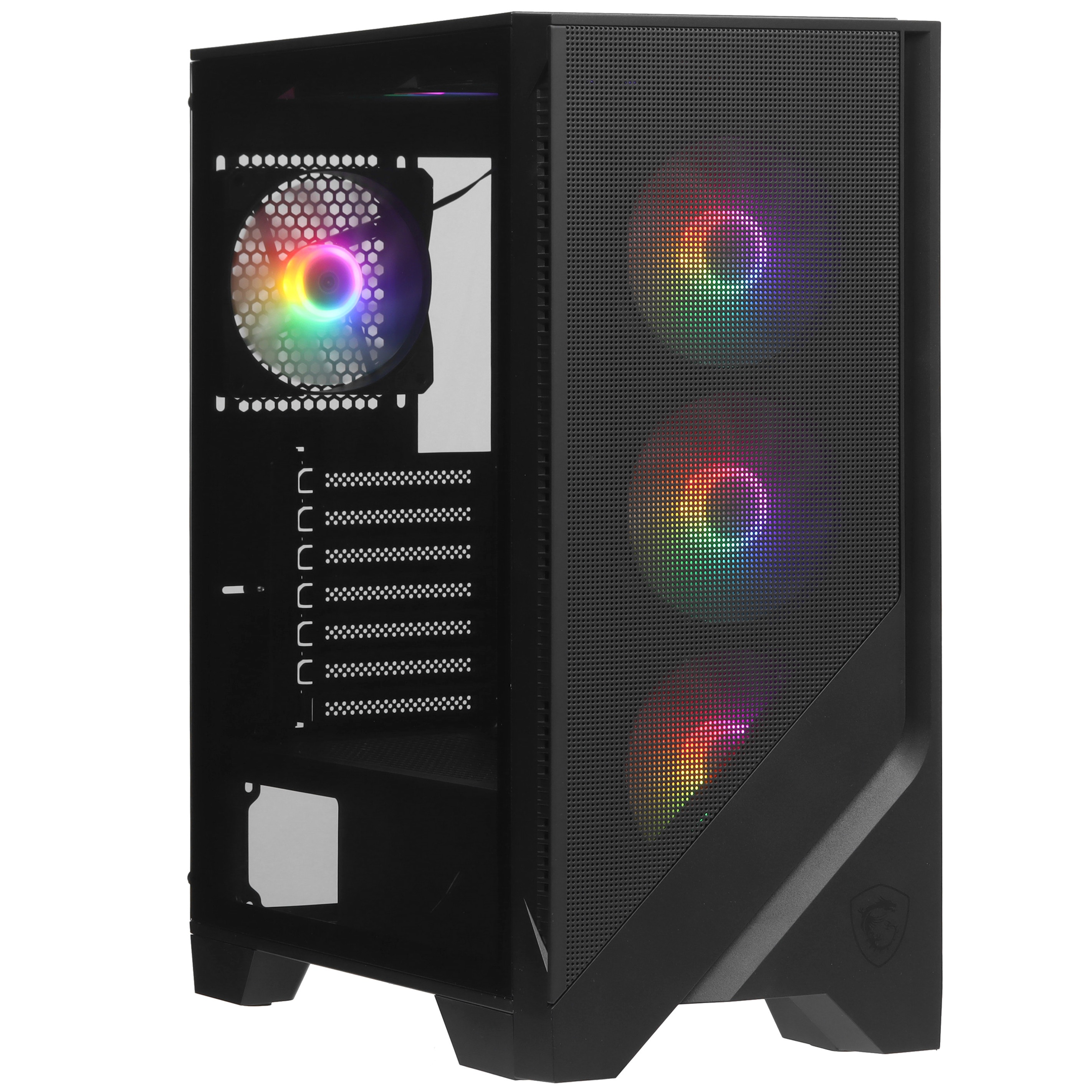 Компьютерный корпус MSI MAG FORGE 120A Mid-Tower, ATX, 2xUSB 3.2, Audio I/O, 6x120mm autoRGB Fan PWM