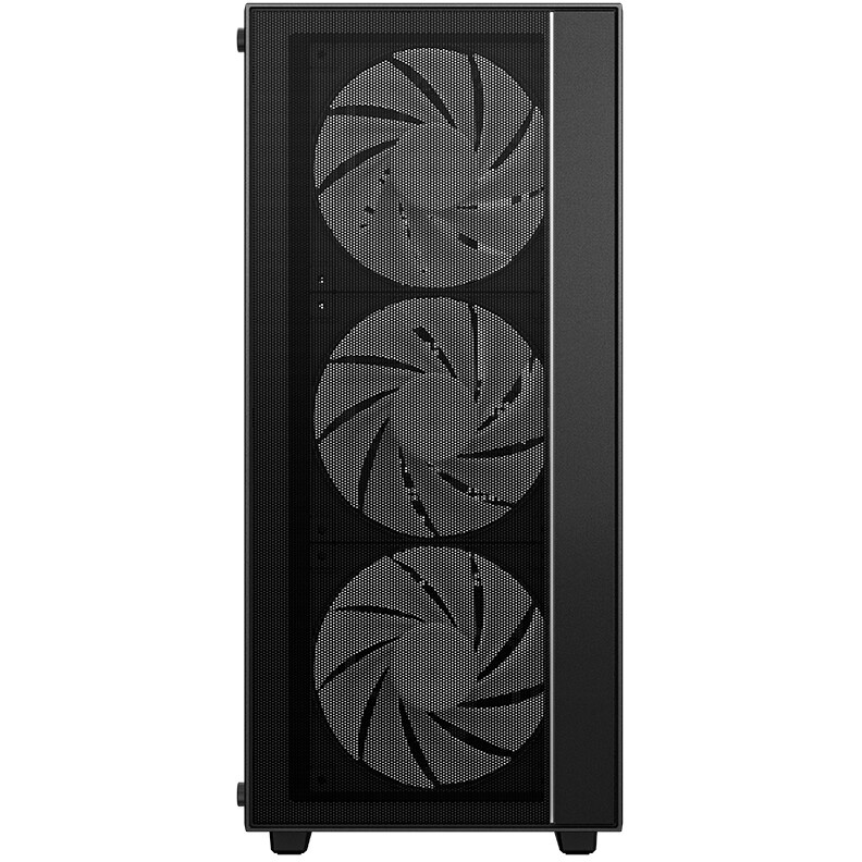Компьютерный корпус "Lagrange"; ATX, Black, FANS: 120mm ARGB: 3 Top + 1 Rear + HUB. Drive bay int: 3