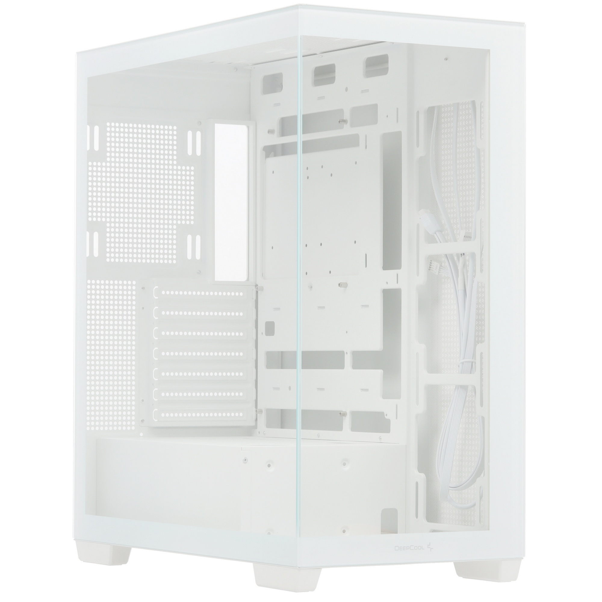Компьютерный корпус MidiTower Deepcool CG580 white (ATX, без БП, 2xUSB3.0 Type-A) (R-CG580-WHNDA0-G-