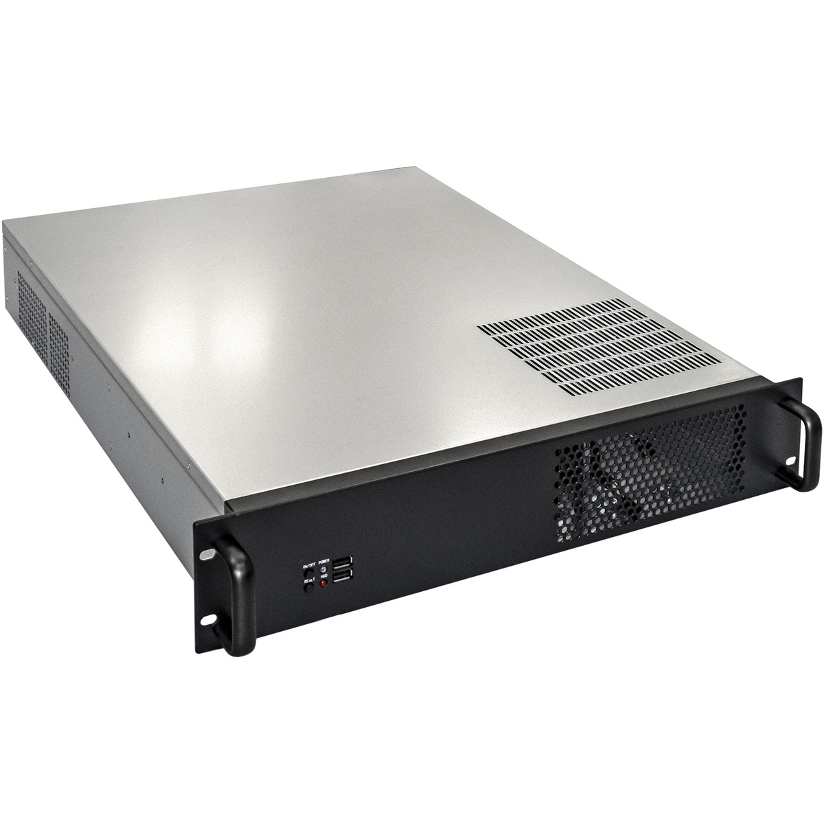 Серверный корпус ExeGate EX293343RUS Pro 2U550-08 RM 19", высота 2U, глубина 550, БП 1100ADS, 2*USB