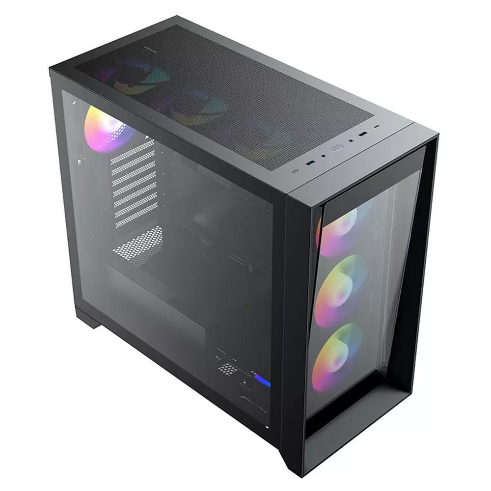 Компьютерный корпус "Lagrange"; ATX, Black, W/O Fans, Drive bay int: 3x3,5"; + 3x2,5";. 2xUSB3.0+1xU