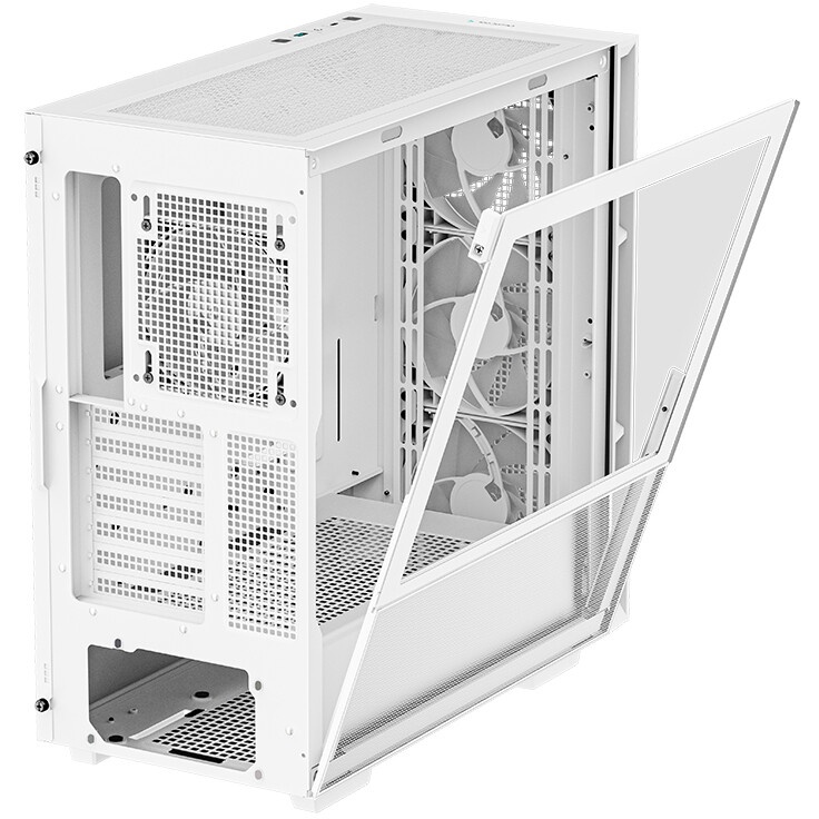 Компьютерный корпус Deepcool MACUBE 110 WH белый без БП ATX 1x120mm 2xUSB3.0 audio bott PSU