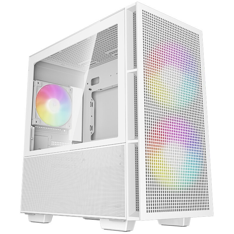 Компьютерный корпус Deepcool MACUBE 110 WH белый без БП ATX 1x120mm 2xUSB3.0 audio bott PSU