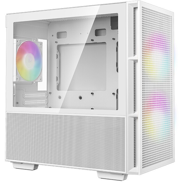 Компьютерный корпус Deepcool MACUBE 110 WH белый без БП ATX 1x120mm 2xUSB3.0 audio bott PSU