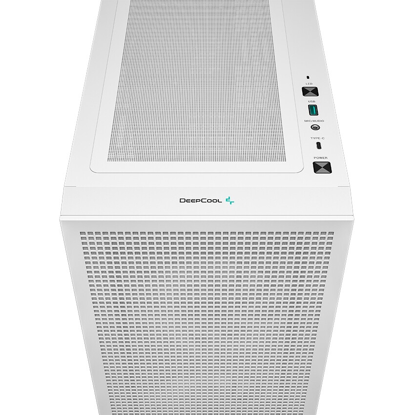 Компьютерный корпус Deepcool MACUBE 110 WH белый без БП ATX 1x120mm 2xUSB3.0 audio bott PSU