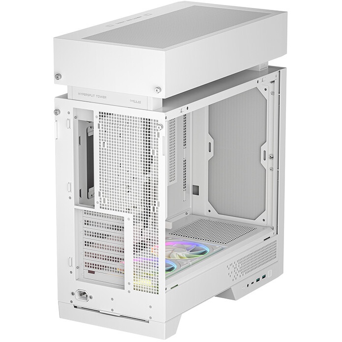 Компьютерный корпус Deepcool MACUBE 110 WH белый без БП ATX 1x120mm 2xUSB3.0 audio bott PSU