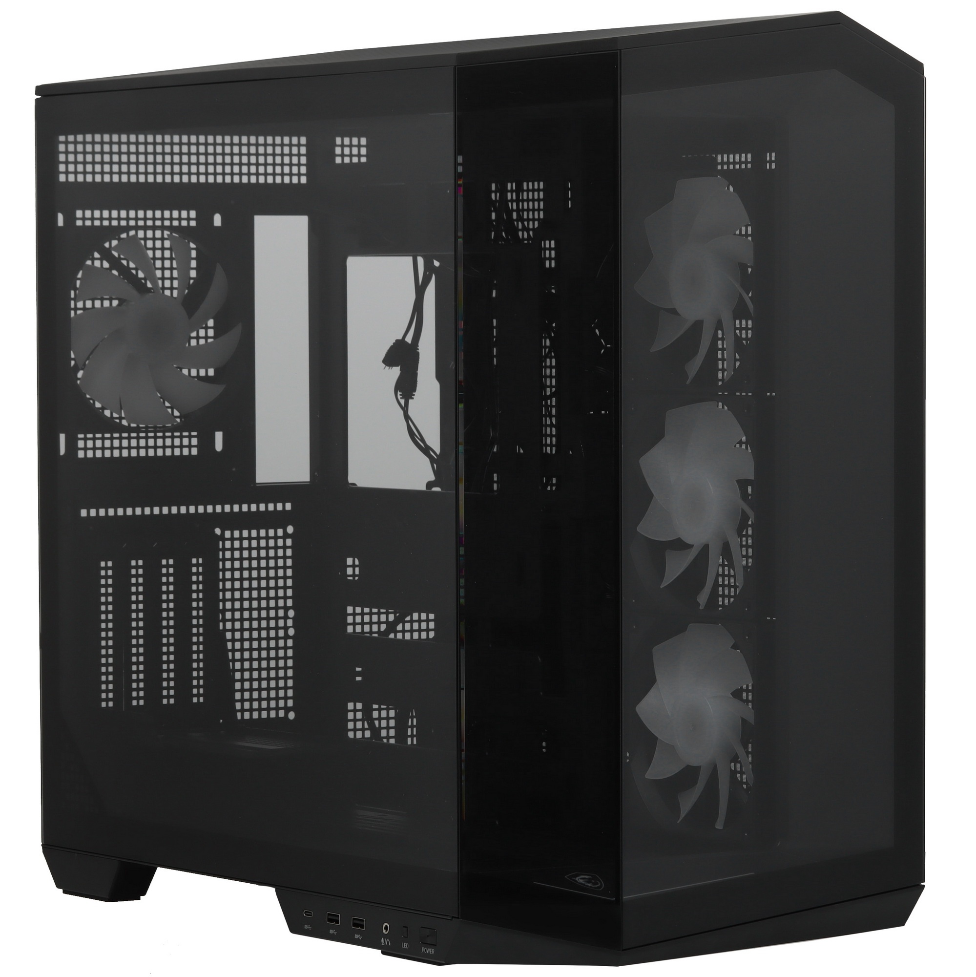 Компьютерный корпус MSI MAG Pano 100R PZ , Mid Tower, ATX, 2xUSB 3.2 Gen 1, 1xUSB 3.2 Gen2 Type-C, 3