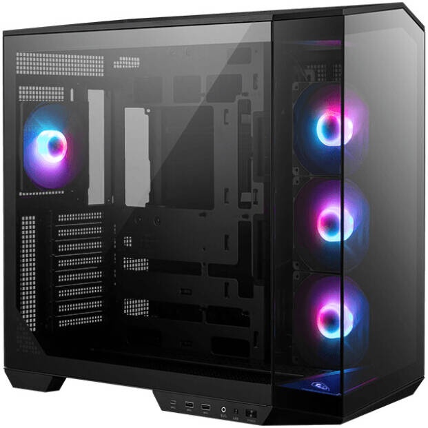 Компьютерный корпус MSI MAG Pano 100R PZ , Mid Tower, ATX, 2xUSB 3.2 Gen 1, 1xUSB 3.2 Gen2 Type-C, 3