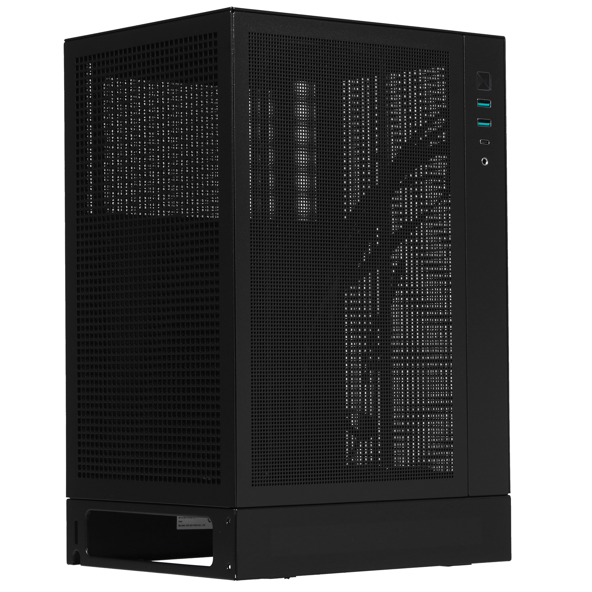 Компьютерный корпус Deepcool CH170 DIGITAL черный без БП mATX 1x120mm 1xUSB2.0 1xUSB3.0 audio bott P