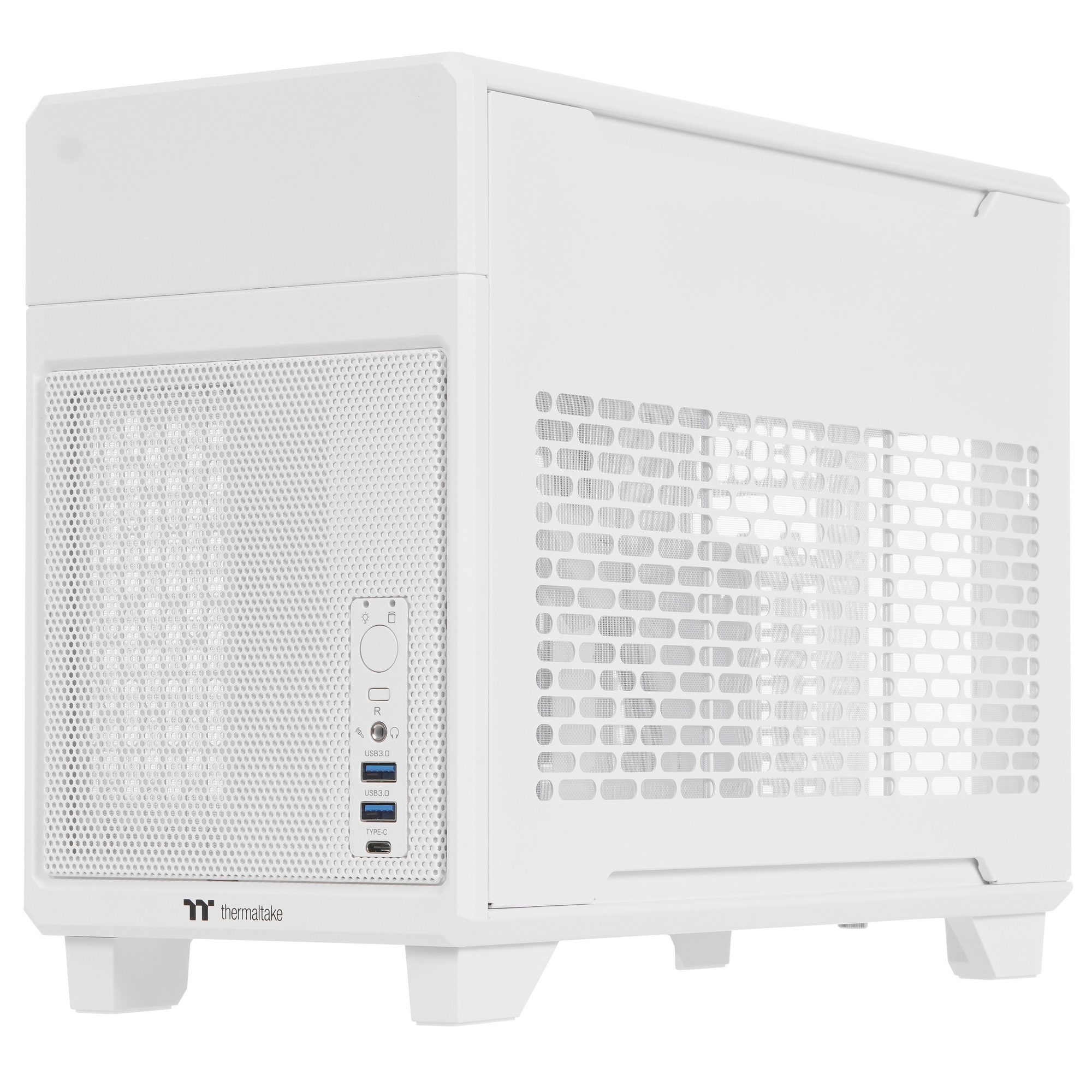 Корпус Thermaltake TR100 ,без БП, SFF, белый, 0, 8x140mm 2x200mm