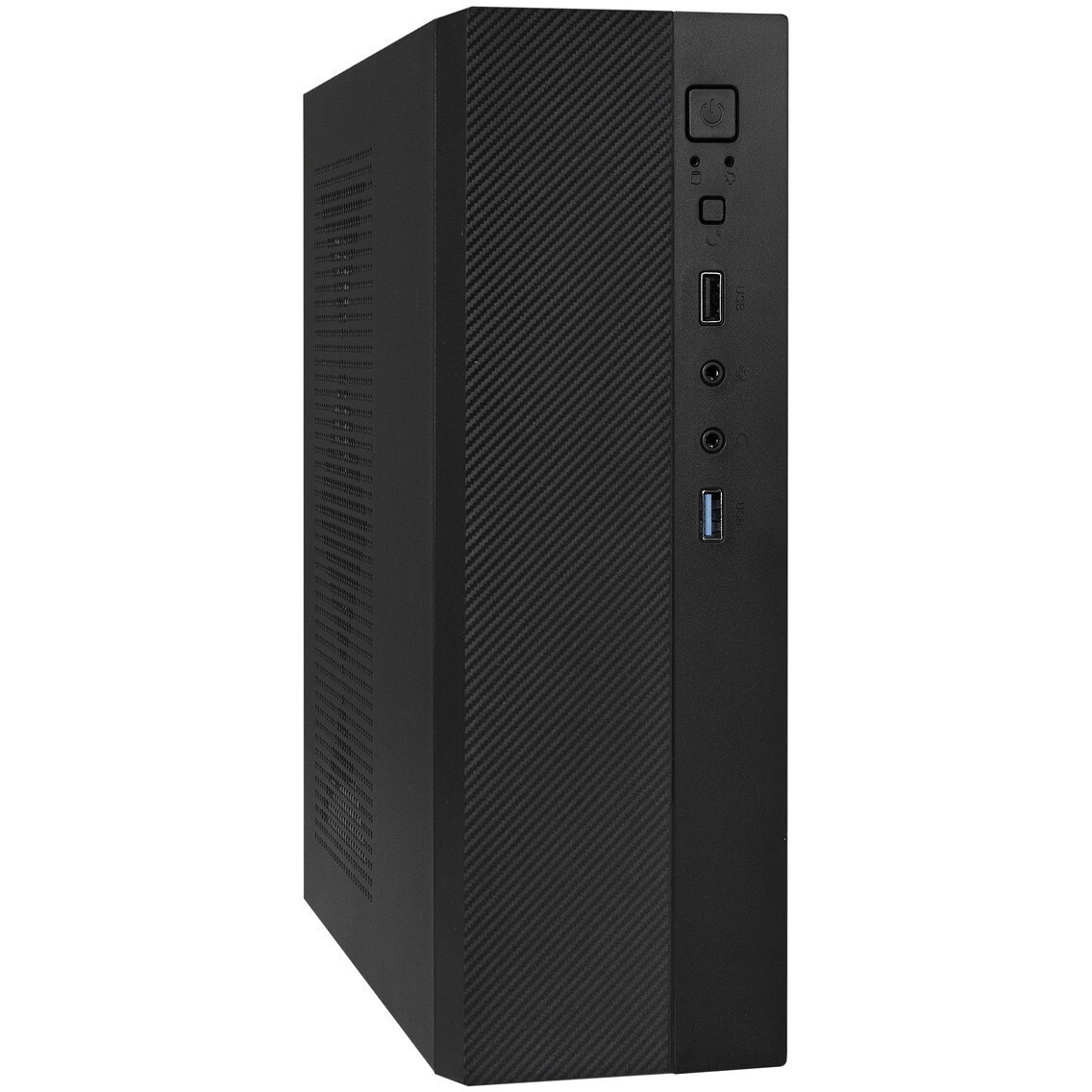 Компьютерный корпус Desktop ExeGate MI-301U-200 (mATX/mini-ITX, 1U-F200S 4см, 1*USB+1*USB3.0, аудио,