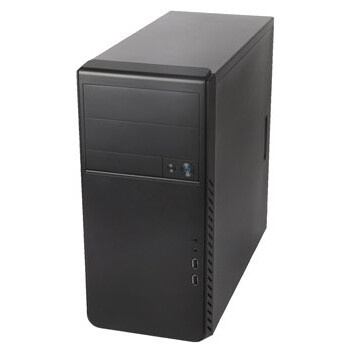 Корпус MidiTower Powerman ES861 Black PM-450ATX 4*USB 2.0 Audio mATX