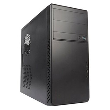 Корпус MidiTower Powerman ES861 Black PM-450ATX 4*USB 2.0 Audio mATX