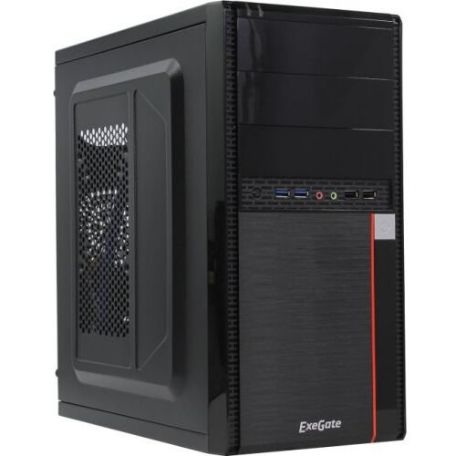 Корпус MidiTower Powerman ES861 Black PM-450ATX 4*USB 2.0 Audio mATX