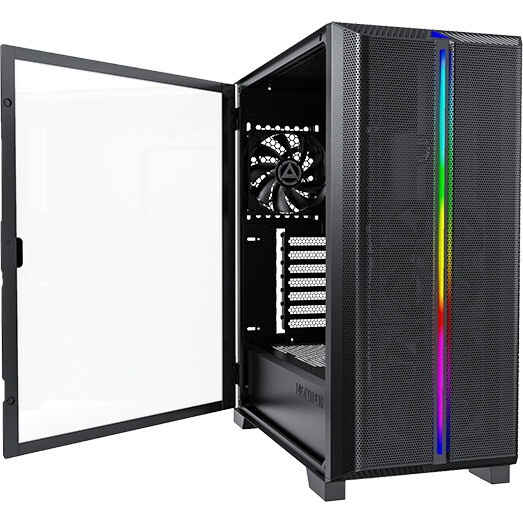 Компьютерный корпус Montech SKY ONE Lite черный без БП ATX 3x120mm 2xUSB3.0 1xUSB3.1 audio bott PSU