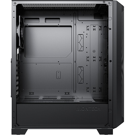 Компьютерный корпус Montech SKY ONE Lite черный без БП ATX 3x120mm 2xUSB3.0 1xUSB3.1 audio bott PSU