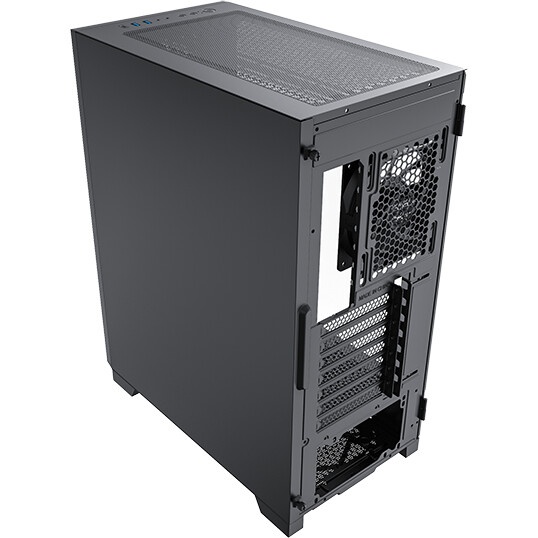 Компьютерный корпус Montech SKY ONE Lite черный без БП ATX 3x120mm 2xUSB3.0 1xUSB3.1 audio bott PSU