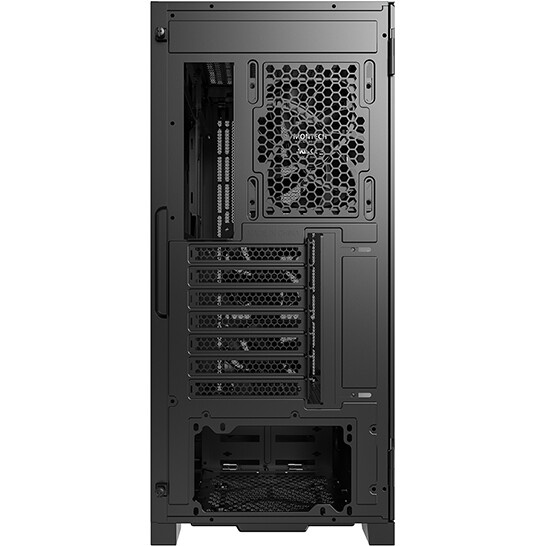 Компьютерный корпус Montech SKY ONE Lite черный без БП ATX 3x120mm 2xUSB3.0 1xUSB3.1 audio bott PSU