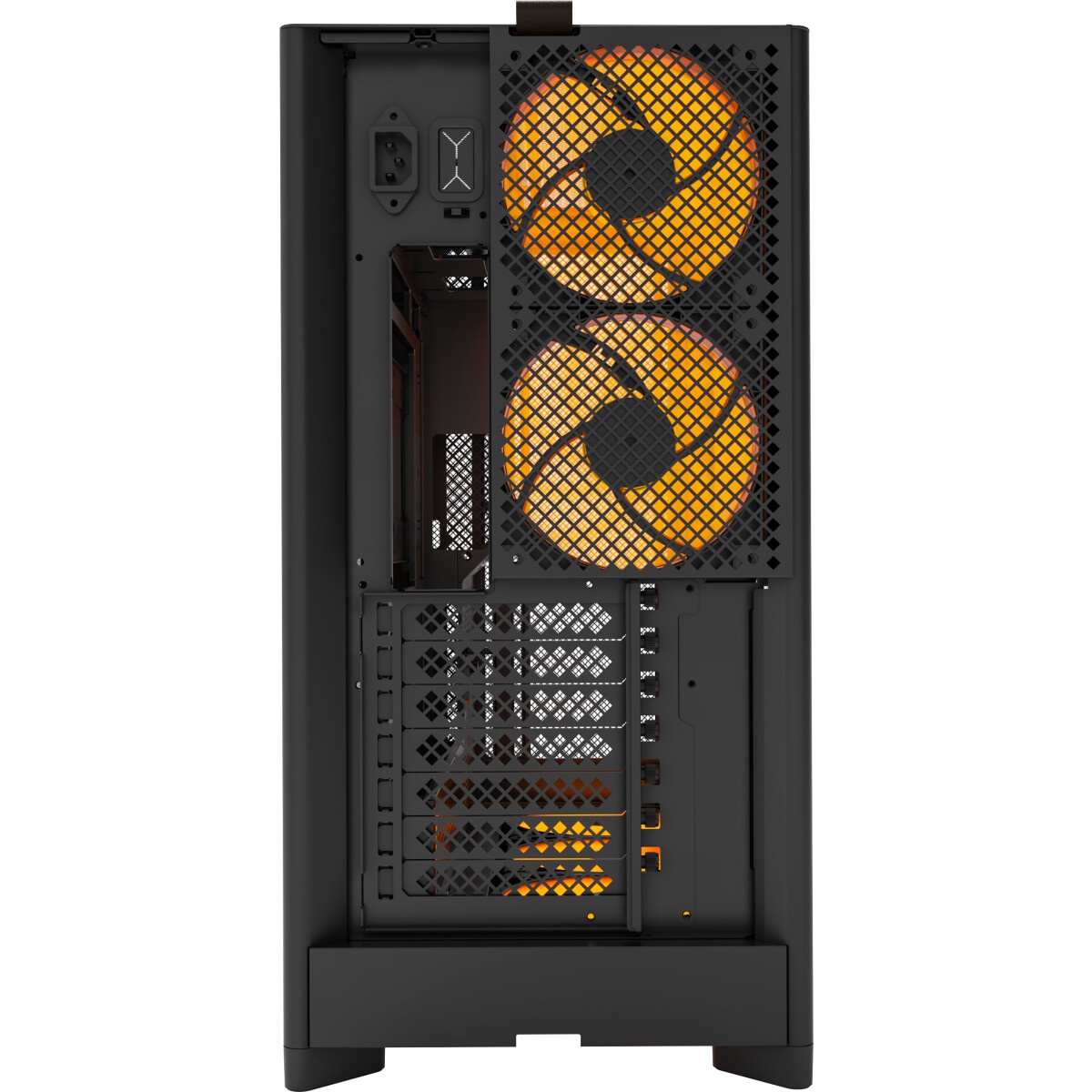 Компьютерный корпус Montech SKY ONE Lite черный без БП ATX 3x120mm 2xUSB3.0 1xUSB3.1 audio bott PSU