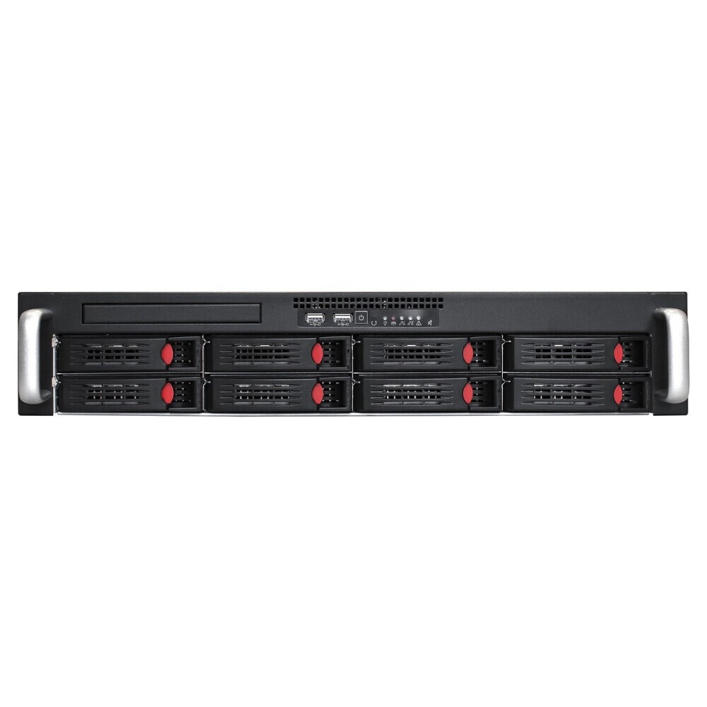 Серверный корпус ExeGate Pro 2U660-HS08 RM 19", высота 2U, глубина 660, БП 2U-600ADS, 8xHotSwap, US