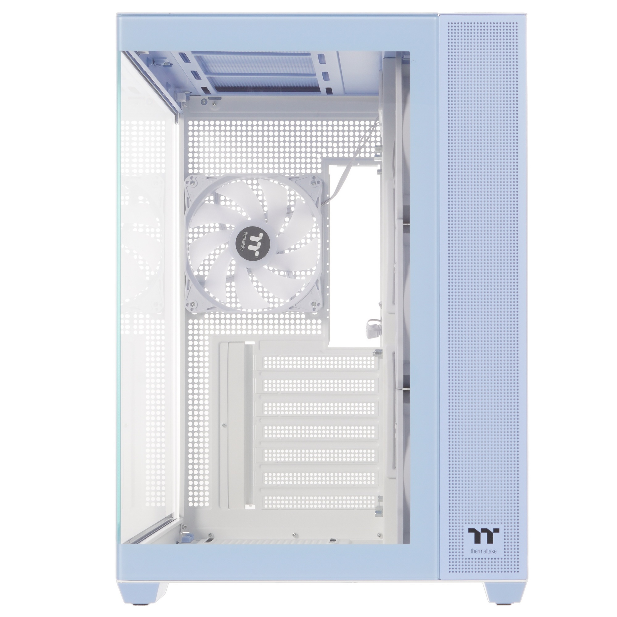 Компьютерный корпус Thermaltake View 380 TG ARGB синий без БП ATX 6x120mm 2x140mm 1x200mm 2xUSB3.0 a