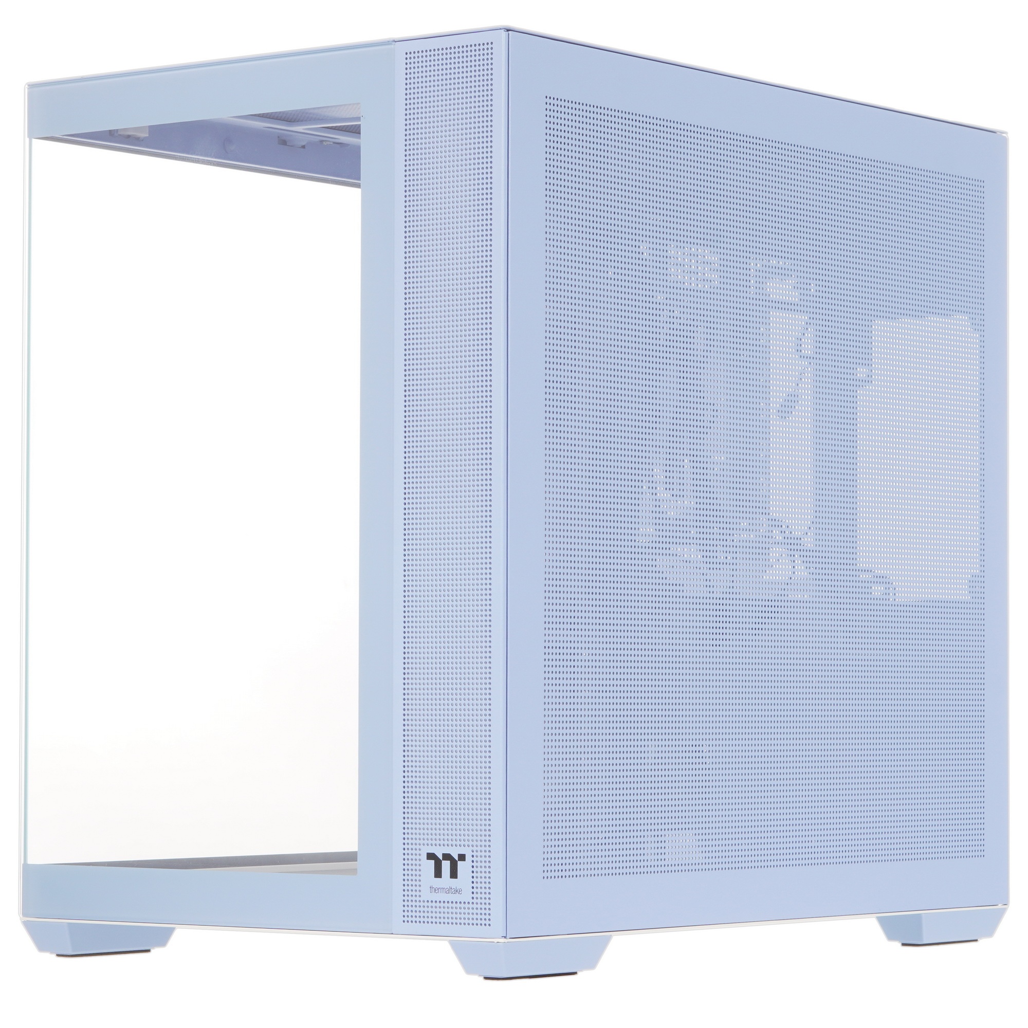 Компьютерный корпус Thermaltake View 380 TG ARGB синий без БП ATX 6x120mm 2x140mm 1x200mm 2xUSB3.0 a