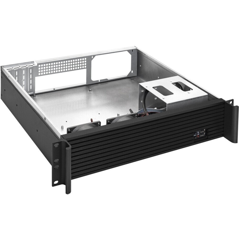 Серверный корпус ExeGate Pro 2U450-06 (RM 19", высота 2U, глубина 450, БП 2U-700ADS, 2*USB)