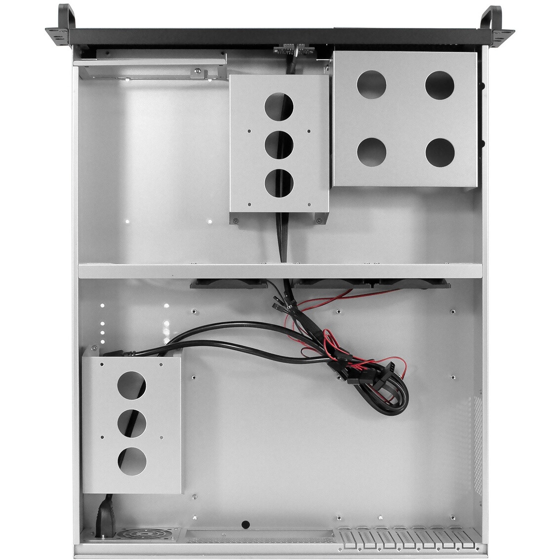 Серверный корпус ExeGate Pro 2U450-06 (RM 19", высота 2U, глубина 450, БП 1U-700ADS, 2*USB)