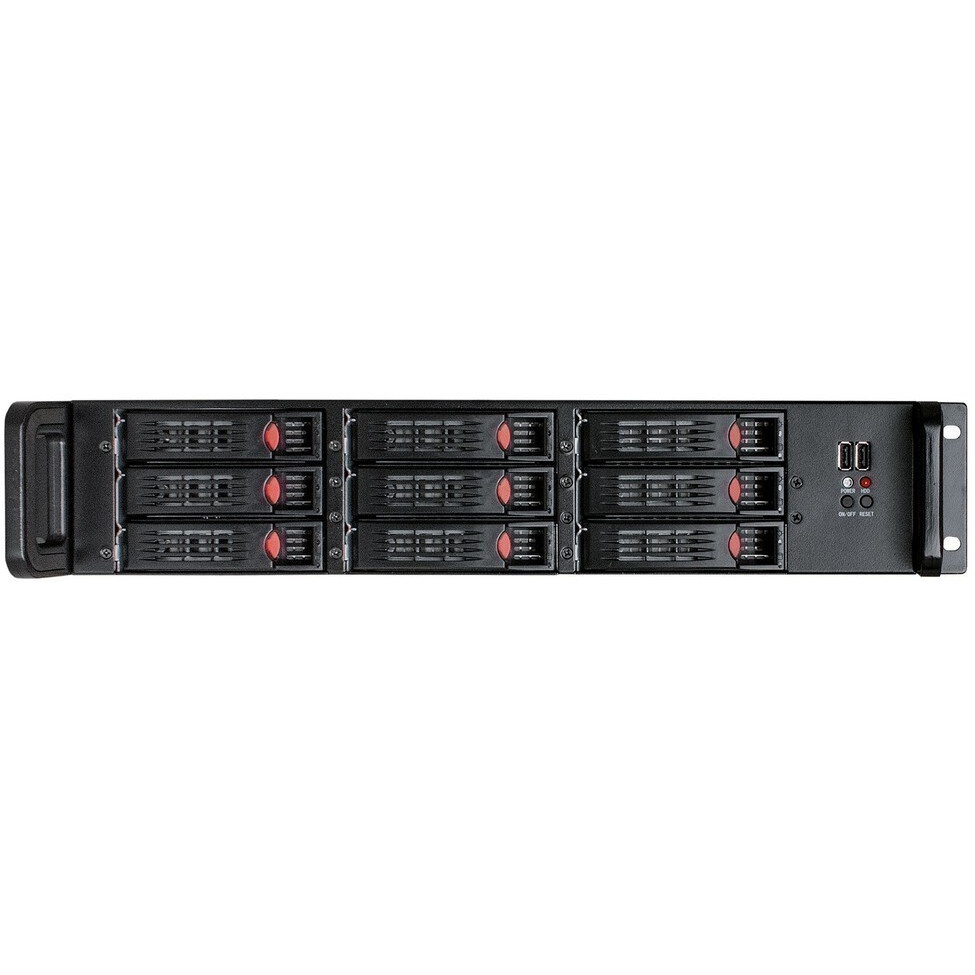 Серверный корпус ExeGate EX292584RUS Pro 2U650-HS09 RM 19", высота 2U, глубина 650, БП 2U-600ADS, 9