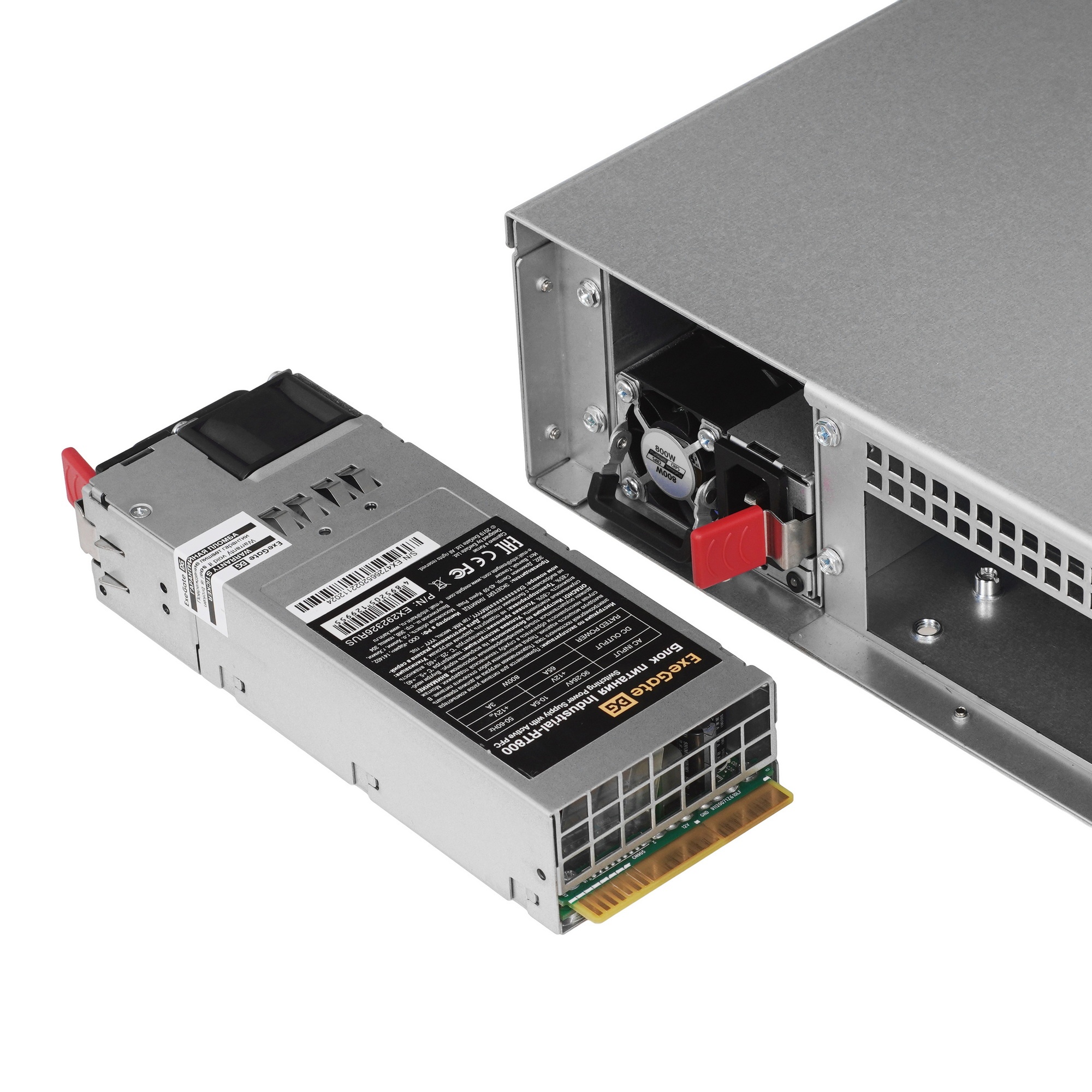 Серверный корпус ExeGate Pro 2U660-HS08 RM 19", высота 2U, глубина 660, БП 2U-800ADS, 8xHotSwap, US