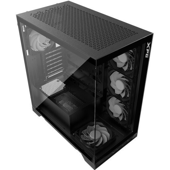 Компьютерный корпус XPG INVADER X BLACK (INVADERXMTWOF-BKCWW) Mid-Tower, Micro-ATX, Mini-ITX, Standa