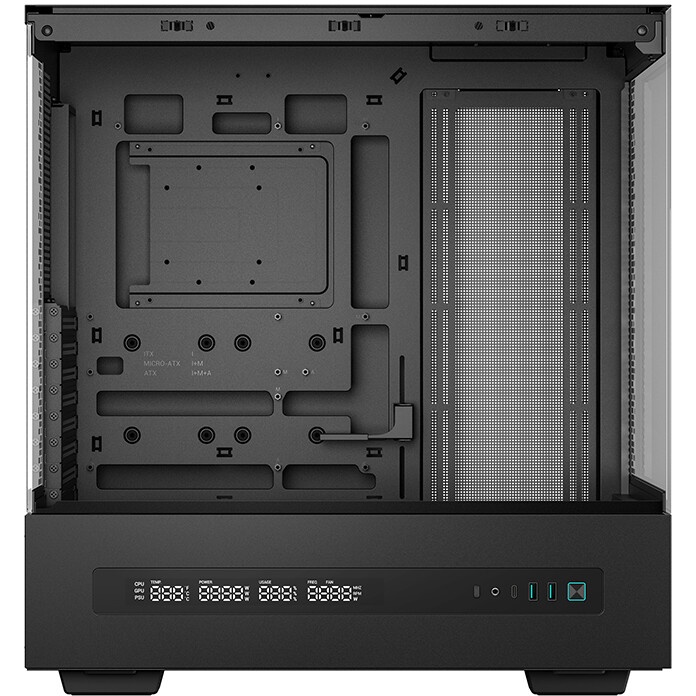 Компьютерный корпус XPG INVADER X BLACK (INVADERXMTWOF-BKCWW) Mid-Tower, Micro-ATX, Mini-ITX, Standa
