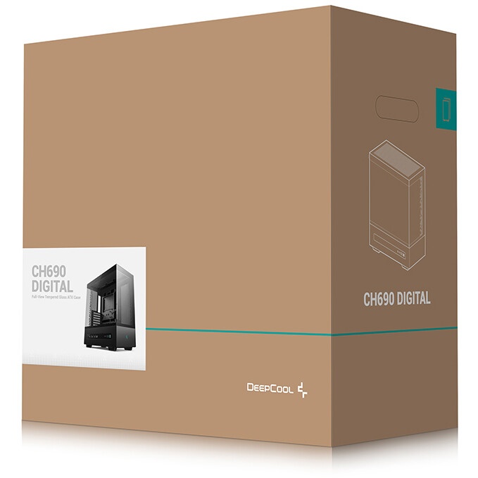 Компьютерный корпус XPG INVADER X BLACK (INVADERXMTWOF-BKCWW) Mid-Tower, Micro-ATX, Mini-ITX, Standa