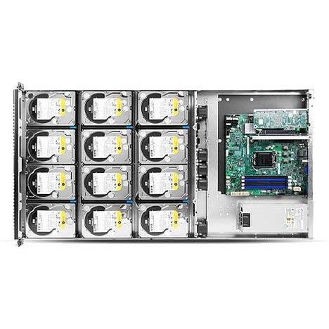 RM14610H02*14451 1U,21.5";,2.5"; 10BAYS,MINI SAS HD+LED PCB+PSU+FAN+USB 3.0 CABLE+2.5"; HDD CAGE MOD