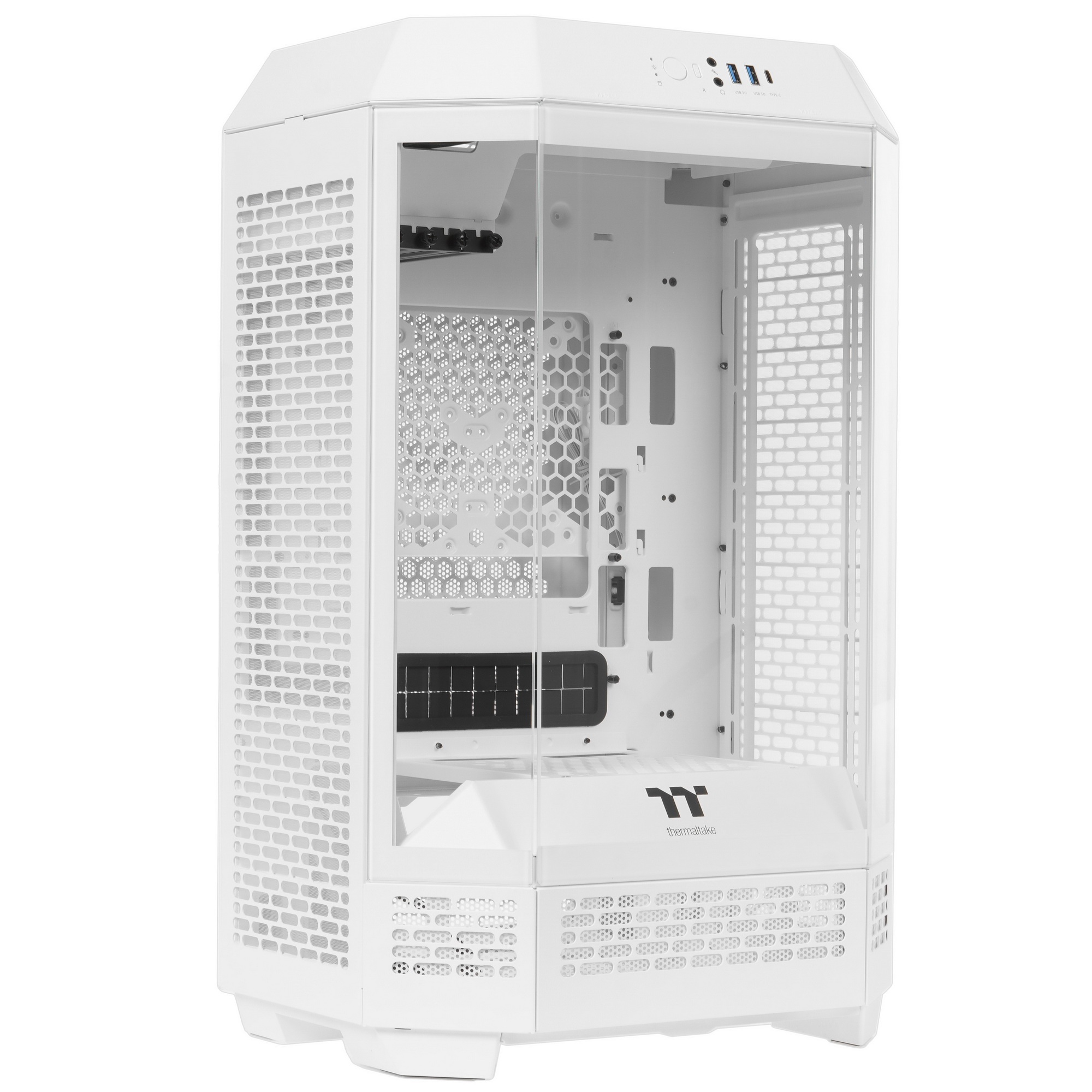 Корпус Thermaltake The Tower 300 Snow белый без БП miniITX 8x120mm 6x140mm 2xUSB3.0 audio bott PSU