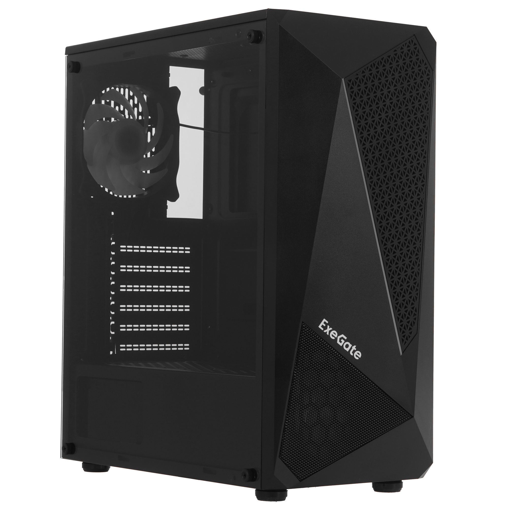 Компьютерный корпус Miditower ExeGate EVO-8225-NPX600 (ATX, БП 600NPX с вент. 12см, 2*USB+1*USB3.0,