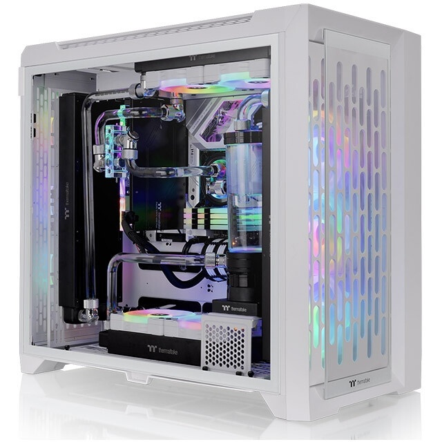 Компьютерный корпус Thermaltake CTE C750 TG ARGB белый без БП ATX 14x120mm 14x140mm 4x200mm 4xUSB3.0