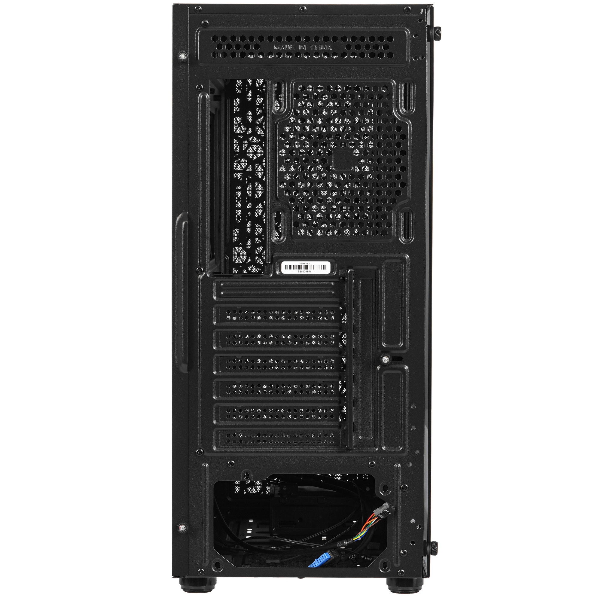 Компьютерный корпус Accord 3312 черный без БП ATX 2xUSB2.0 1xUSB3.0 audio bott PSU