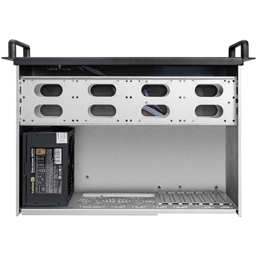 Серверный корпус ExeGate Pro 4U300-08 RM 19", высота 4U, глубина 300, БП 1200PPH-SE 80 PLUS® Bronze