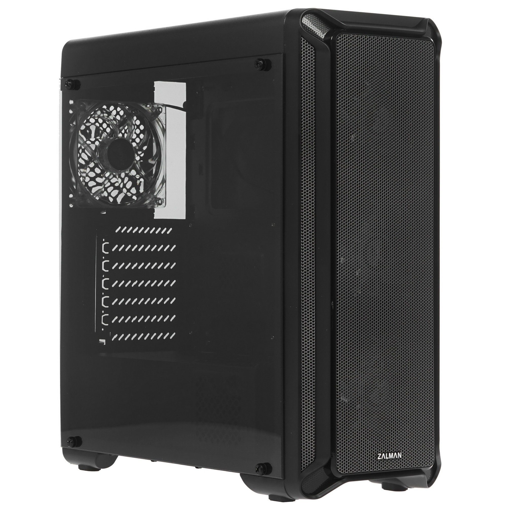Корпус ZALMAN I3, без БП, большое боковое окно, черный,  ATX