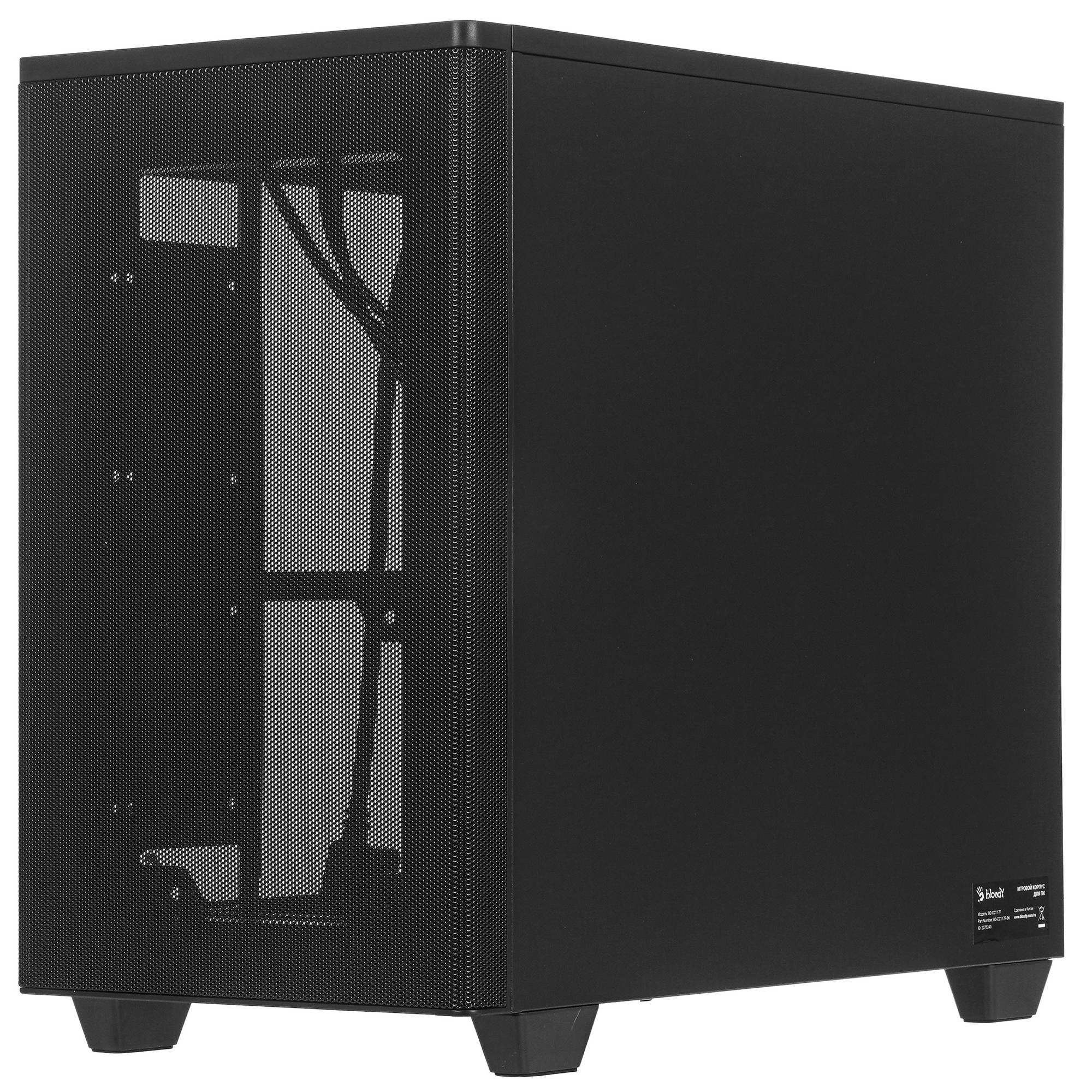 Корпус Bloody BD-CC117F черный без БП mATX 5x120mm 1xUSB2.0 1xUSB3.0 audio bott PSU