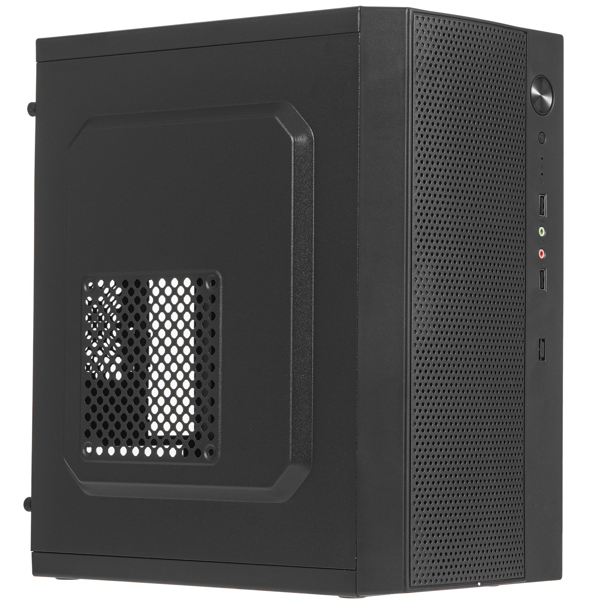 Компьютерный корпус Accord ENTRY ACC-242B черный без БП mATX 2xUSB2.0 audio