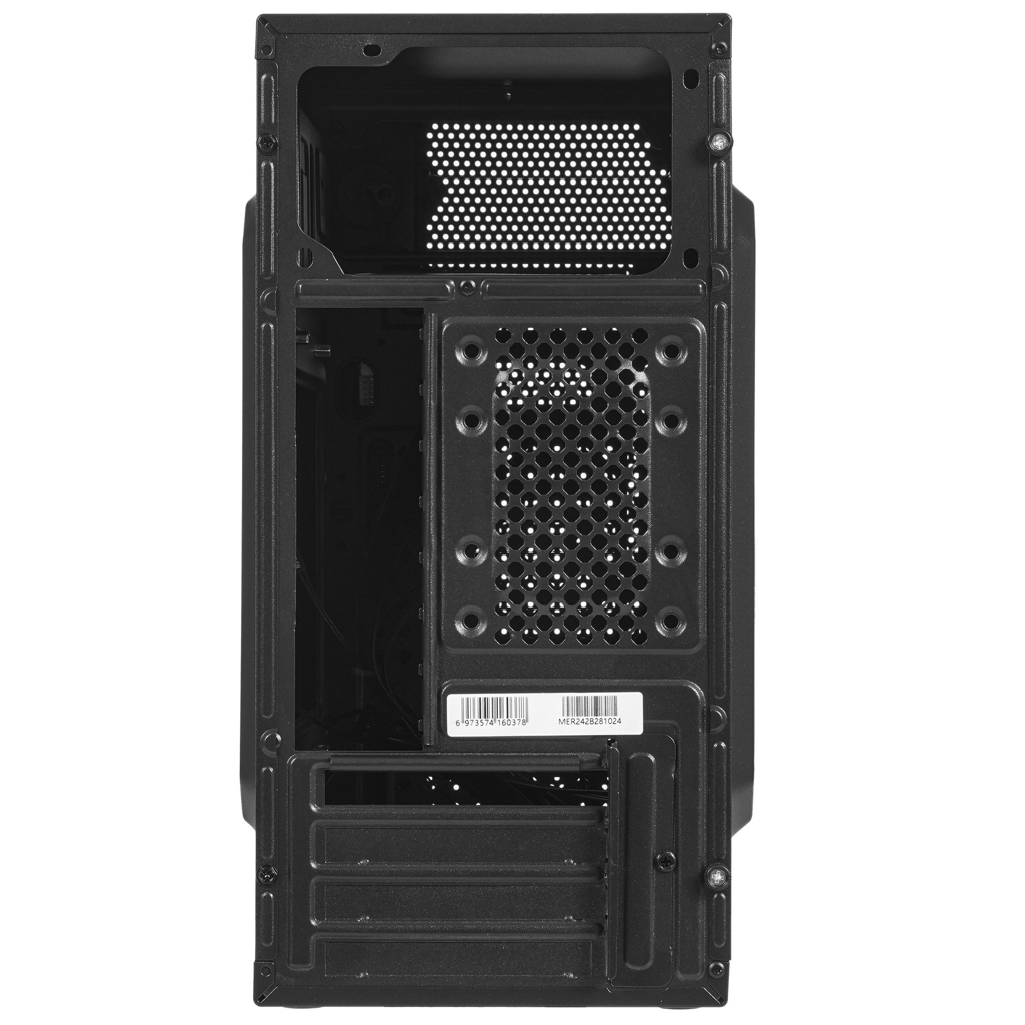 Компьютерный корпус Accord ENTRY ACC-242B черный без БП mATX 2xUSB2.0 audio