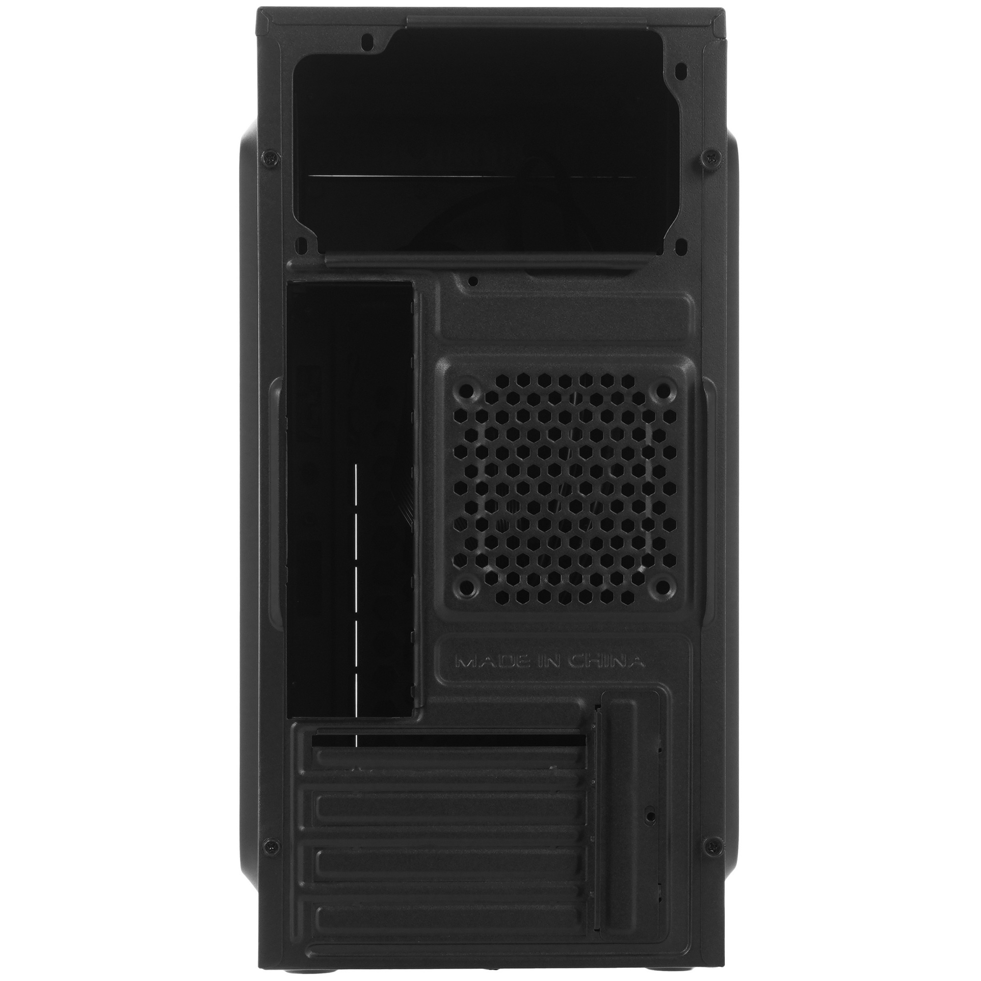 Корпус Minitower ExeGate EX291142RUS BAA-105-01-AAA450 (mATX, БП AAA450 с вент. 8см, 2*USB, аудио, ч